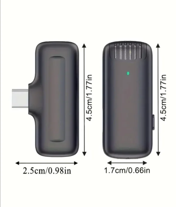 Ulanzi J12 Dual Mic – Noise Cancelling Wireless Microphone for Android & iPhone - Image 12