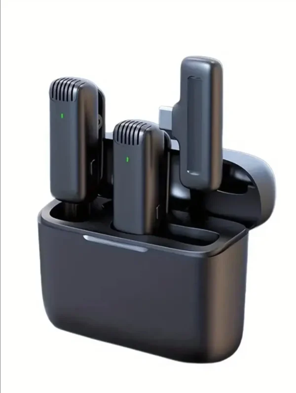 Ulanzi J12 Dual Mic – Noise Cancelling Wireless Microphone for Android & iPhone - Image 3