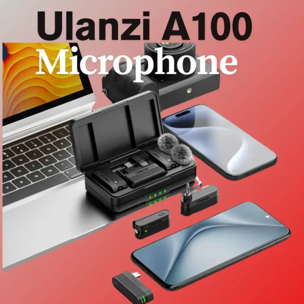 Ulanzi A100 Wireless Lavalier Microphone - Image 3